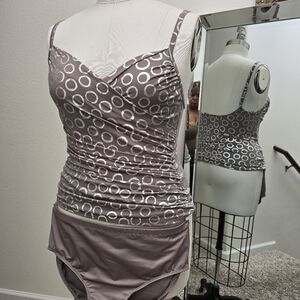 Magicsuit Silver Tan Lace Bra Intimates